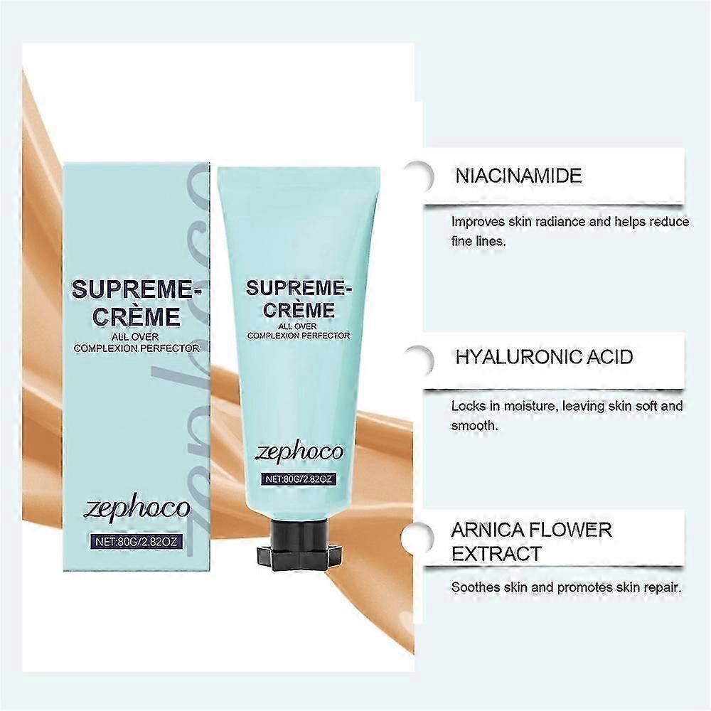 Supreme Creme All Over Complexion PerfectorLong-Lasting Concealer Foundation - Waterproof,Suitable for The Body And Face