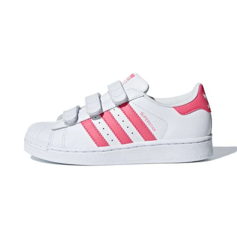 Adidas Superstar CF C  White Pink  Sneakers CG6621 33