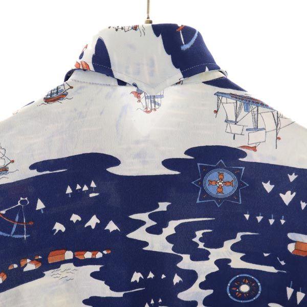 New Uinessa 70s Vintage Made In Taiwan Overall Handle Long Sleeve Shirt M Men's Used