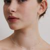 TATIANA (925 Silver) Bezel Dot Chain Necklace NZ2418