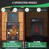 Solar Auto Chicken Coop Door Automatic Chicken Door Solar Powered & USB Charging Chicken Door 4 Modes with Timer & Light Senso