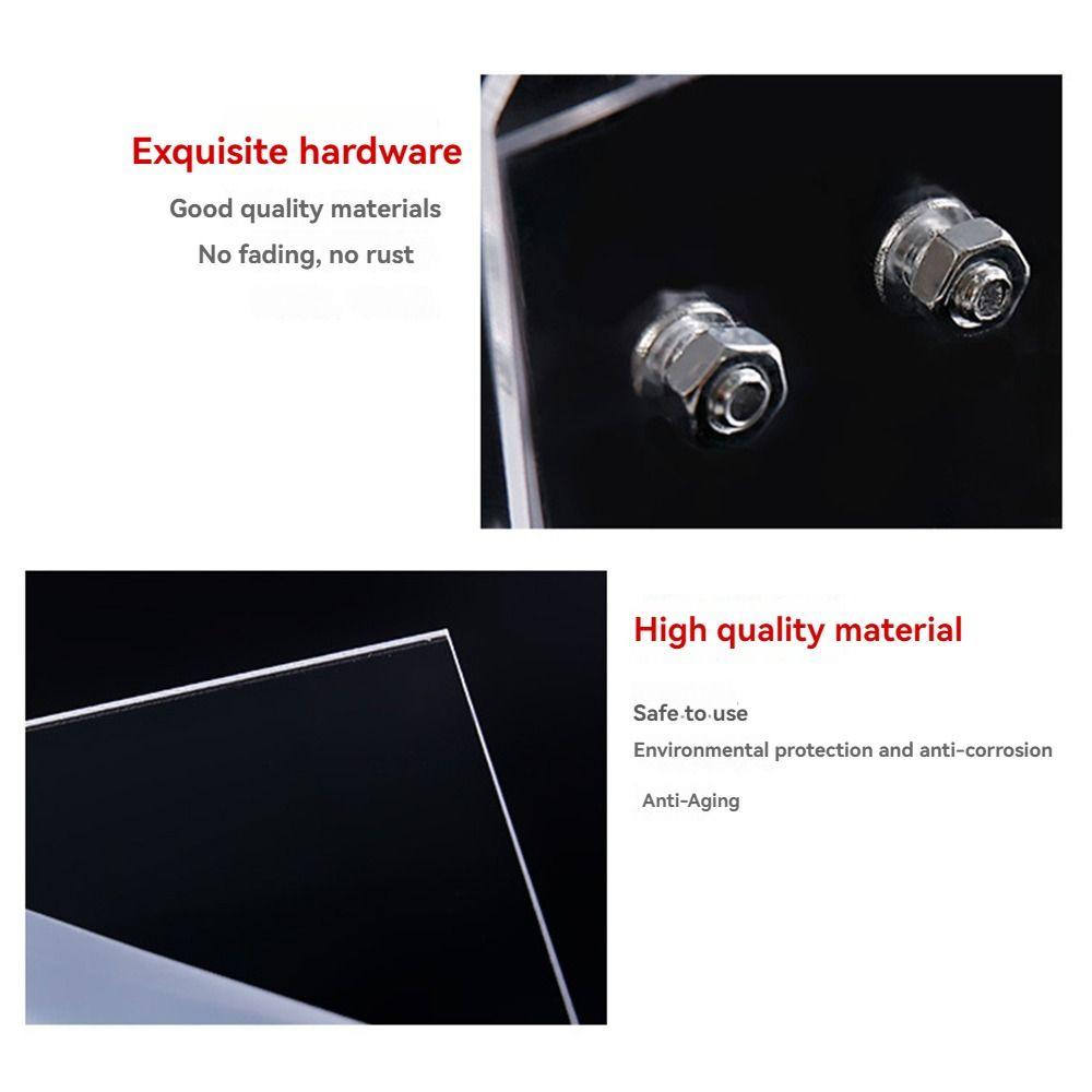 Acrylic Mark Pen Holder Transparent Makeup Brush Holder Brush Storage Rack Stationery Shop