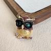 Japanese and Korean Cartoon Owl Brooch, High-end Female Niche Design, Cute Brooch