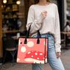 Cute Cartoon Mushroom Print Tote Bag Daily Use Casual Large Capacity Handbag