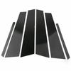 For 2011-2015 Kia Optima Door Window Pillar Posts Trim Covers Kit Glossy Black