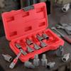 12 Piece Screw Extractor Kit 3/8 Inch Drive Hexagonal Head Multi Spline Tool Suitable For Stripped Bolt And Nut Removal