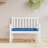 VidaXL Garden Bench Cushion, Bench Cover with Ties, Waterproof Outdoor Cushion Patio, Blue 110x50x7 Cm 361821