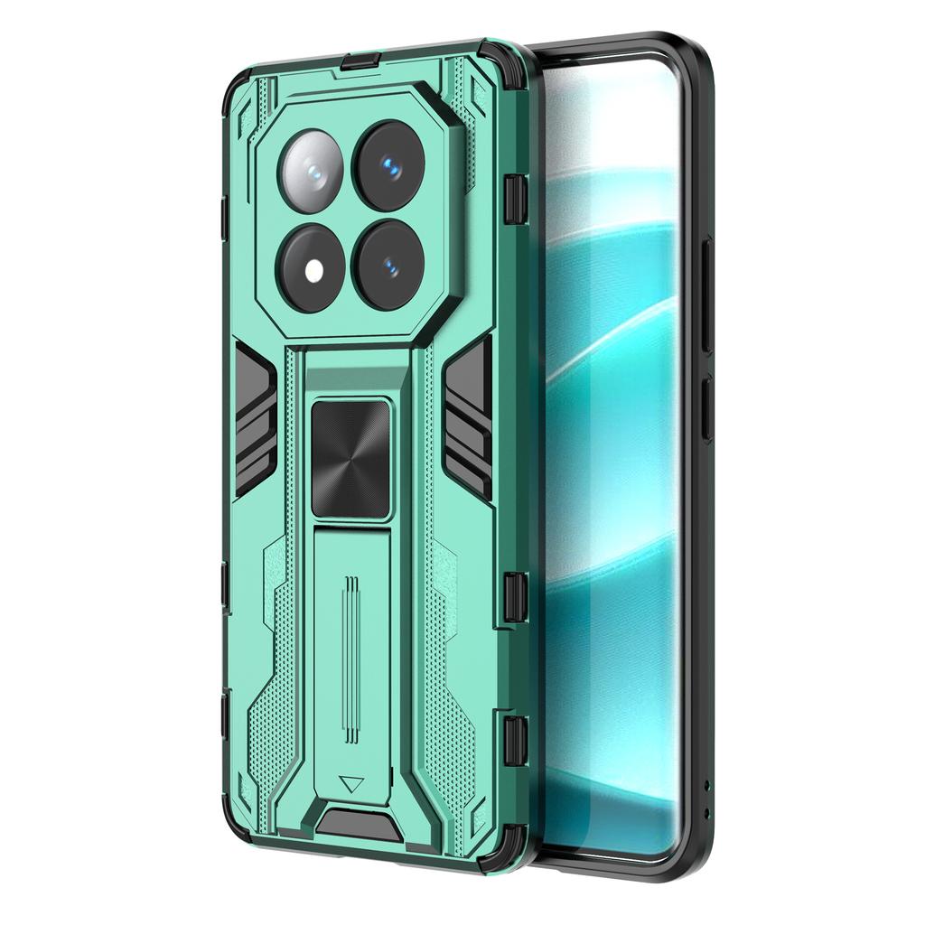 For Xiaomi Redmi Note 14 Pro+ 5G Case PC+TPU Shockproof Phone Cover with Kickstand