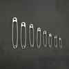 Rustproof Steel Safety Pins: Multi-Size High-Strength Brooches for DIY Projects