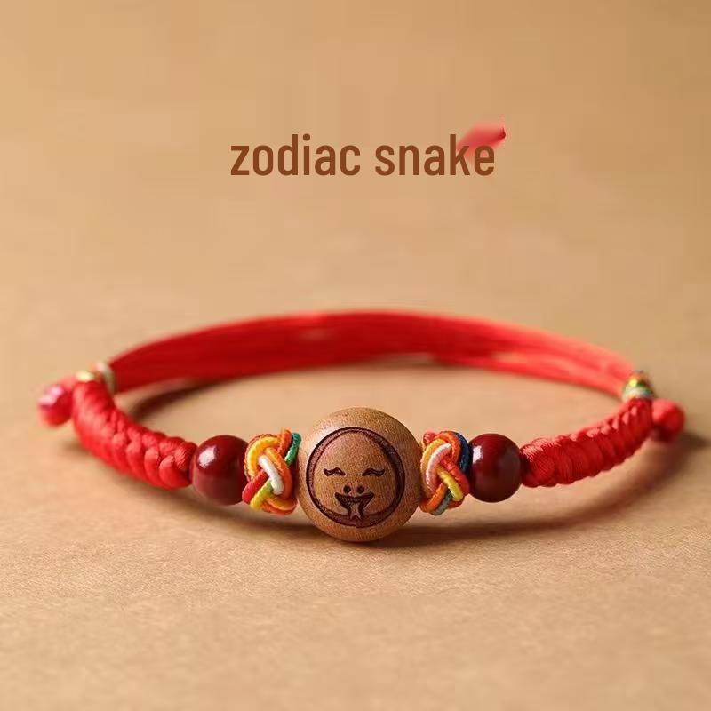 Baby Red String Cinnabar Amulet Bracelet & Anklet for Protection In Benming Year