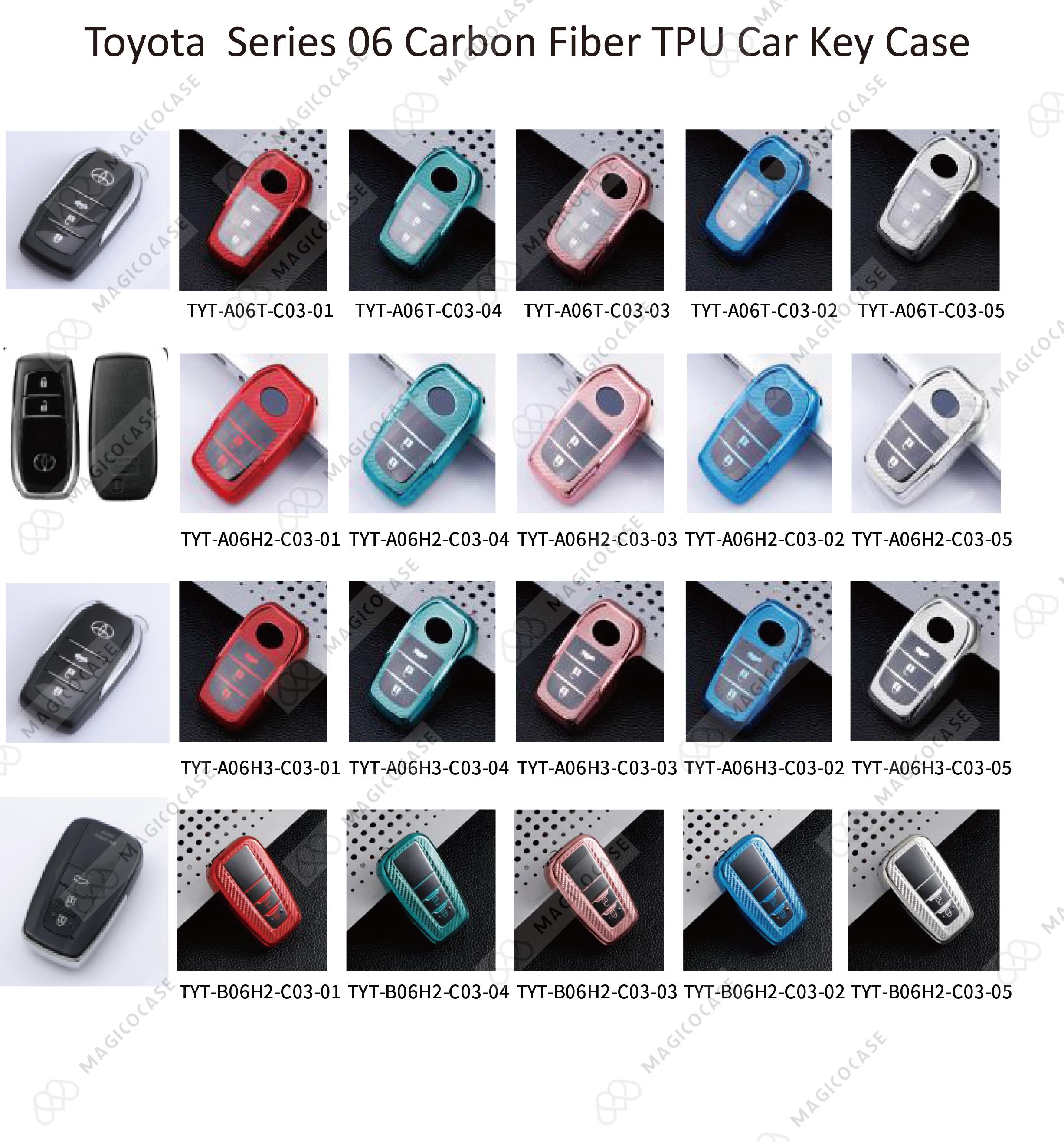 Free Sample 2-Button Silicone Car Remote Key Fob Shell Cover Case Compatible Thailand TOYOTA CAMRY RAV4 PRADO Key Accessories