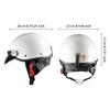 Cycking Japanese Vintage Half Helmet Open Motorcycle Helmet Scooter Skateboarding Unisex Common Muffler