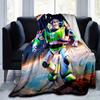 1pc,Toy Story Buzz Lightyear Space Adventure Throw Blanket Home Decor, Gift, Flannel Throw, Bedroom, Living Room, Travel