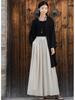 Women's Lightweight Cotton-Linen Wide-Leg Pants for Yoga and Meditation