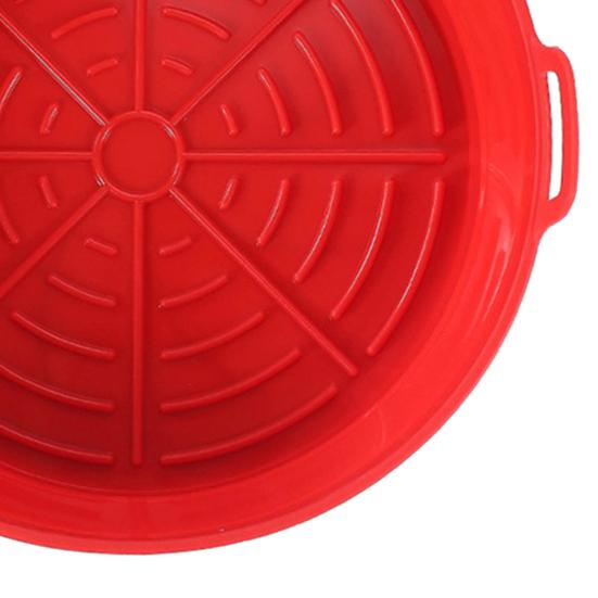 Yousheng Silicone Air Fryer Liners Foldable Baking Tray Non-Stick Fried Chicken Silicone Basket High-Temperature Resistant Cake Cookie Maker