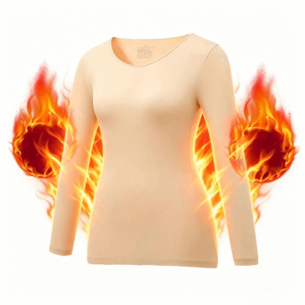 Heat Retention Thermal Underwear Top Long Sleeve Long Sleeve Thermal Shirt Cold Weather