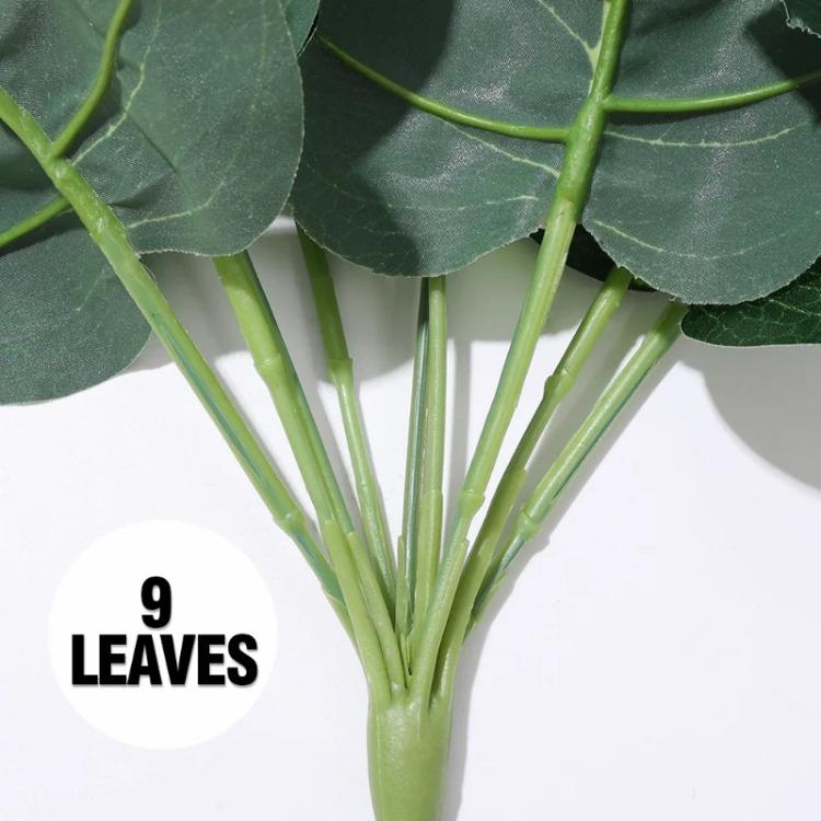 Artificial Plants Monstera Leaf Green Palm Leaves Long Branch Tropical Greenplant Garden Living Room Bedroom Balcony Decoration