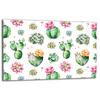 GLASS PROTECTIVE PLATE FOR STOVE 80x52 CACTUS