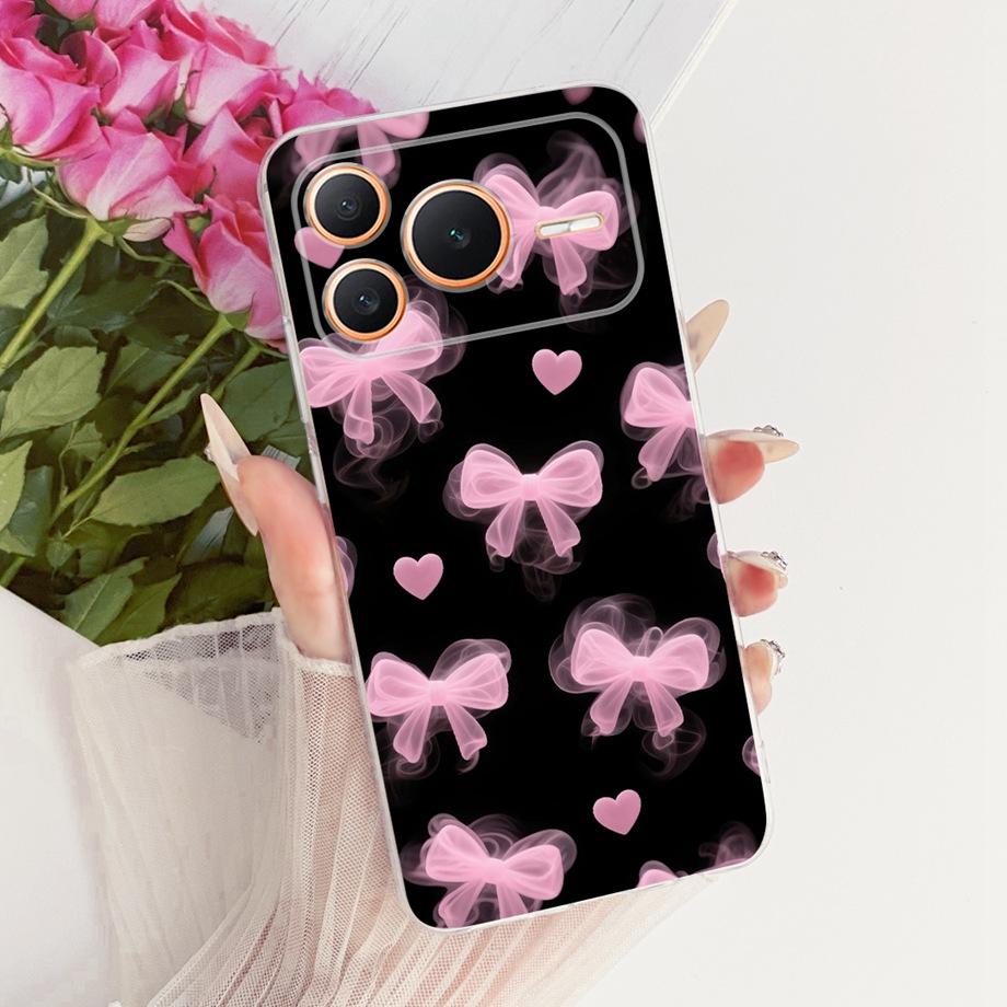 For Honor Power2 Phone Case Soft Clear Silicone Back Cover Butterfly Dragon Cat Floral Painting Bumper On Honor Power 2 Fundas