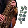 Saxophone Finger Button Sax Key Pads Saxophone Shell Key Inlays Accessories for Musicians Woodwind Instrument Parts