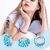12/40/80pcs 11mm Rhinestone European Beads Large Hole Spacer Beads Diamond Hair Beadsl Rondelle Charm for DIY European Charm Bracelet Snake Chain