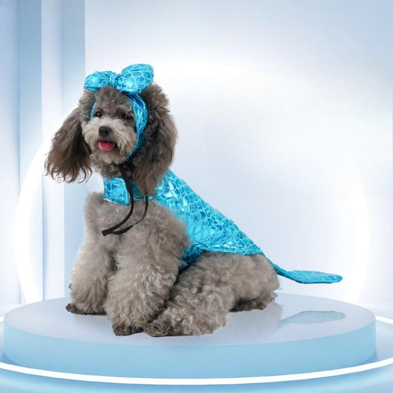 Mermaid Accessories, Small Dogs, Cat and Dog Clothes, Cute Little Dog Clothing, Autumn and Winter Clothing, Pet Clothes