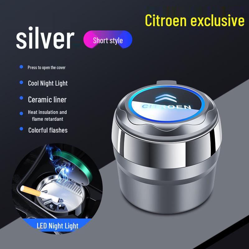 Seven-Color Ambient Light for Citroën Versailles C5/X, C6, and C3-XR Ashtrays