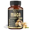 Ginsengwortel, zwarte peper, ginsengwortel, macawortel, voedingssupplementen 120 capsules