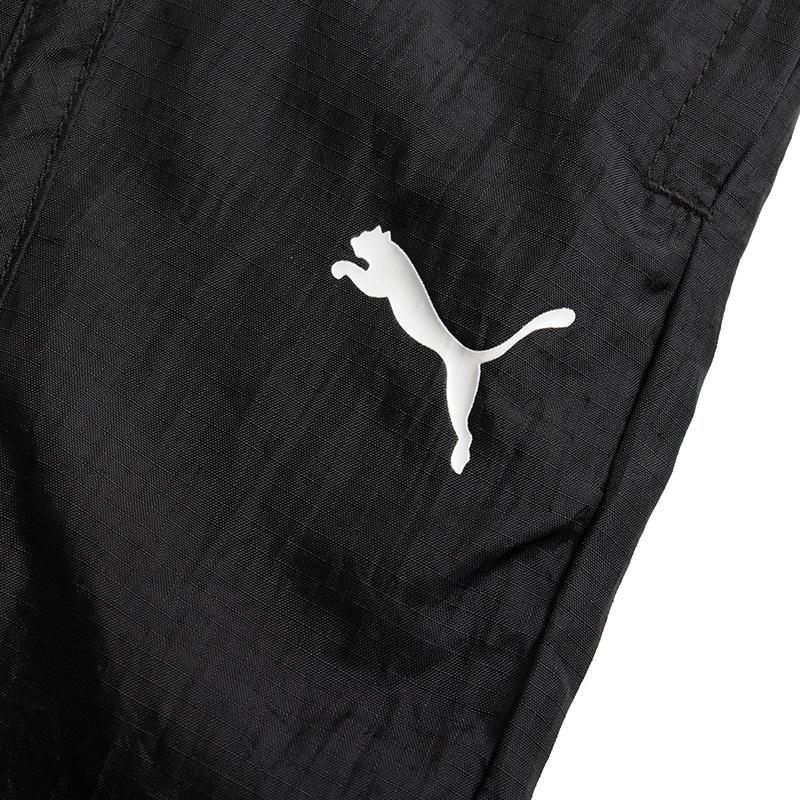 PUMA Casual Pants Women's Black Moderate Straight Fit Pants 633969-01