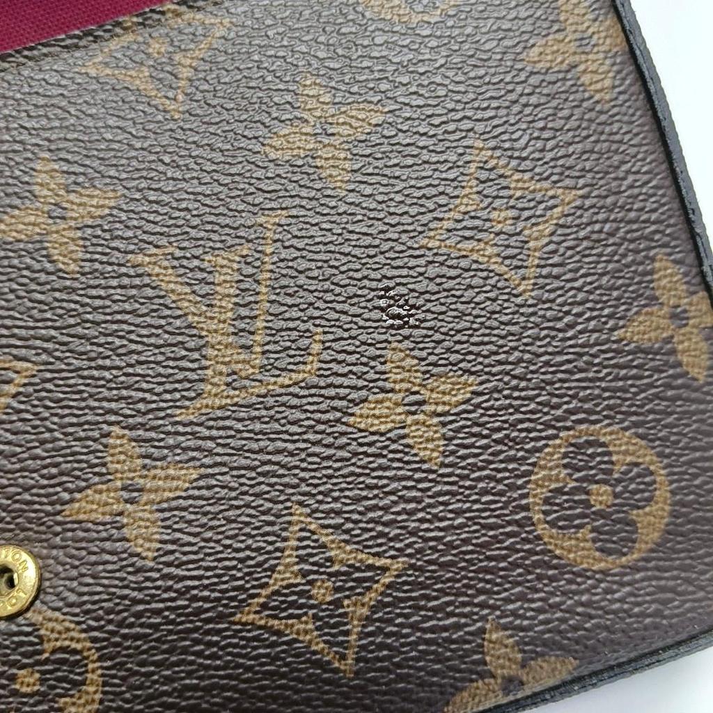 [Pre-Owned] Felicie Pochette Classic Monogram Coated Canvas And Leather Three-In-One Chain Bag - Good #F0Q87B