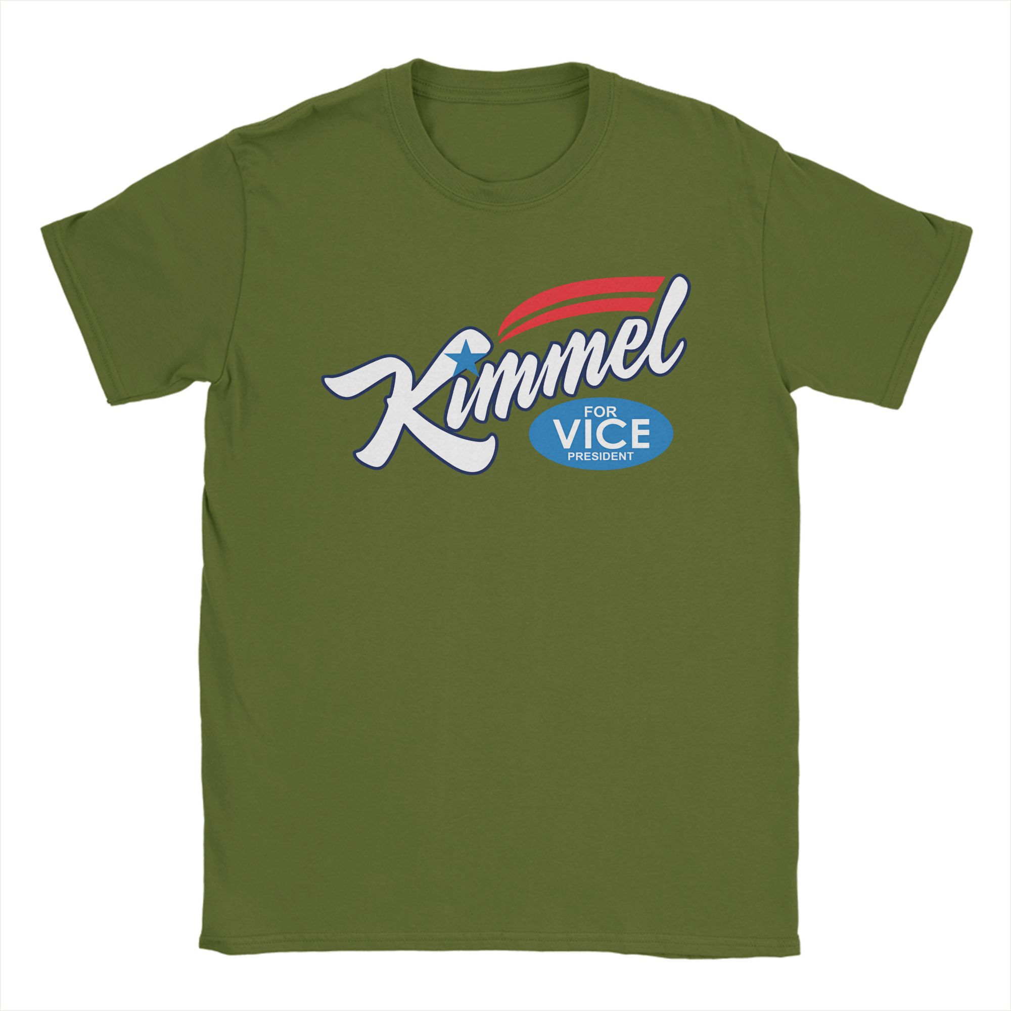 

Humorous Jimmy Kimmel T-Shirt Men Crewneck Pure Cotton T Shirt Short Sleeve Tee Shirt Printing Clothes 3XL