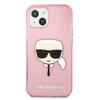 Karl Lagerfeld Klhcp13Skhtuglp Iphone13 Mini 5,4 Różowy/Pink Hardcase Glitter Karl`s Head