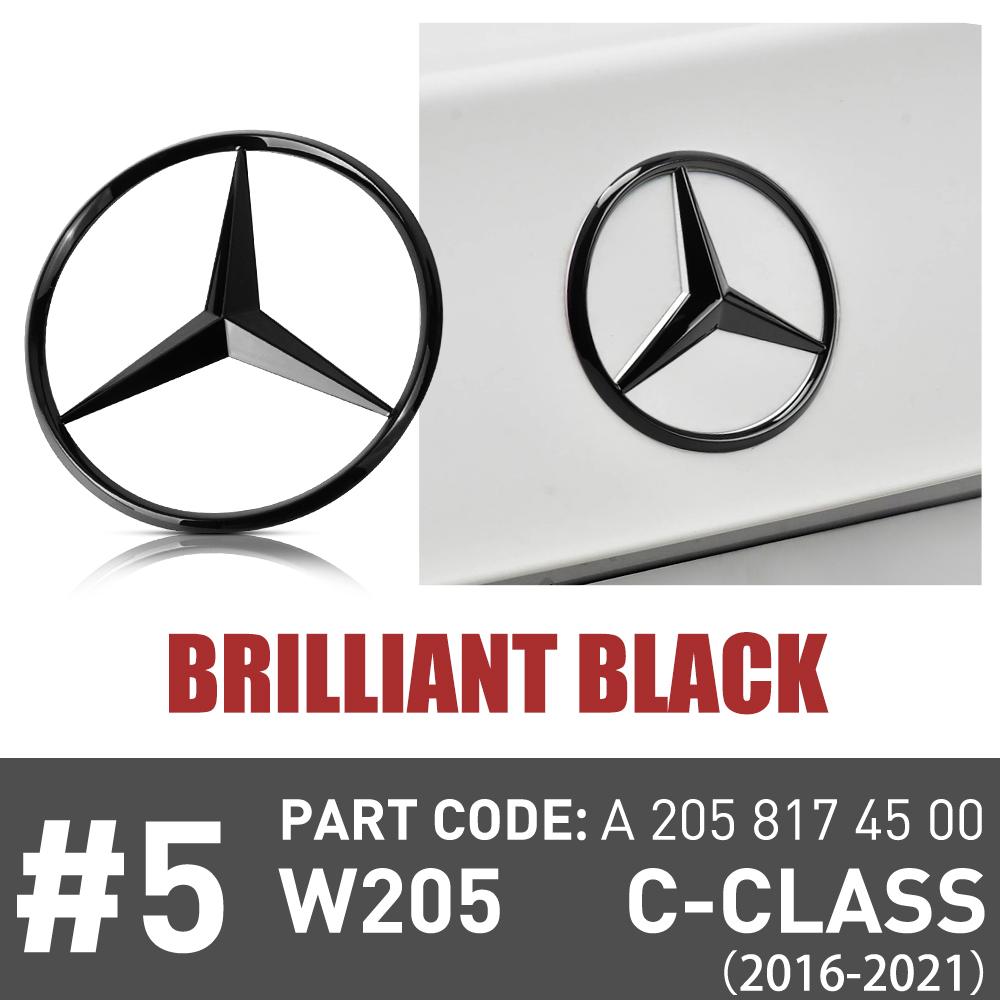 

Car Original Rear Label Embelm Sticker Tail Logo Replacement Accessories For Mercedes-Benz C450 AMG 2016 W205 C43 AMG 2017-2021