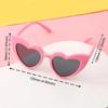 Kids Heart Sunglasses Cartoon Eyewear Vintage Heart-Shaped for Boys Girls 3-9 Years Toddler Sunglasses Outdoor Children Glasses