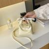 Korean Style Cute Mini Trendy Dumpling Shaped Hand Shoulder Crossbody Bag For Women