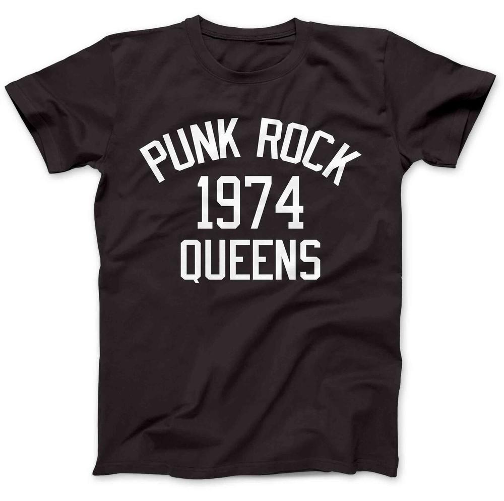 New Punk Rock Music 1974 TShirt 100% Premium Cotton Post Punk New York Dolls Unisex T-Shirt XL