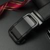 Herren Rindsleder Gürtel Trendiger Vielseitiger Ledergürtel Business Casual Automatische Schnalle Mittelalterlich und Jung Hosen Gürtel Herren