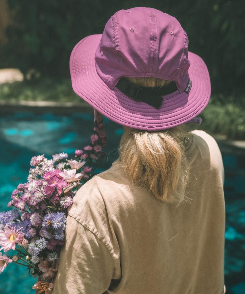 Bichiboikeomyu Surfing Surf Hat Purple Lavender