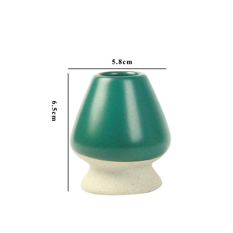 Japanese Ceramic Chasen Holder Green Tea Matcha Brush Stand Bowl Bamboo Whisk Grinder Brushes Tea Tools Tea Accessories Teaware