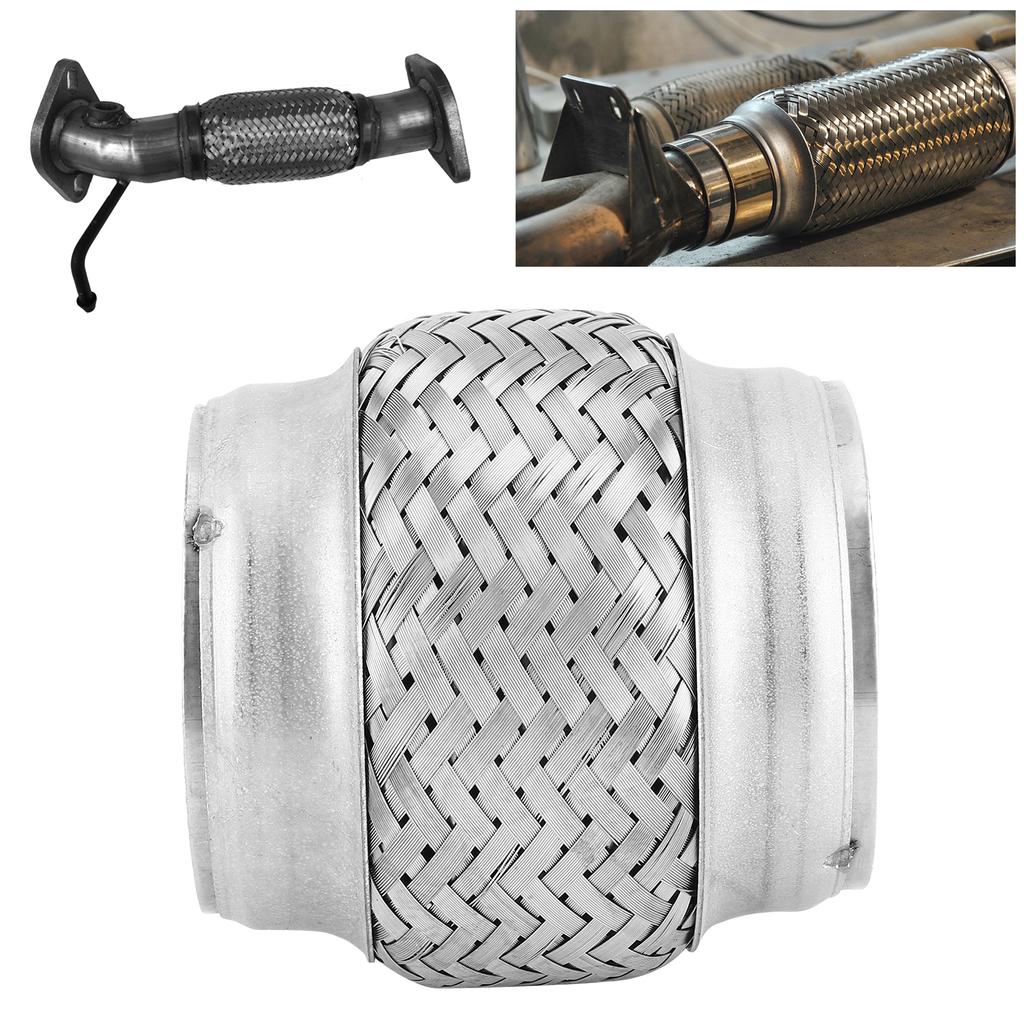 Stainless Steel Exhaust Bellow, 3x4in Corrugated Pipe for
