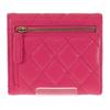 Chanel AP0231 Bifold Wallet Fusha Pink Women