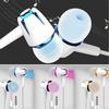 Fashion In-Ear Stereo Earphone Earbuds Edge Wire Control Headset with Mic