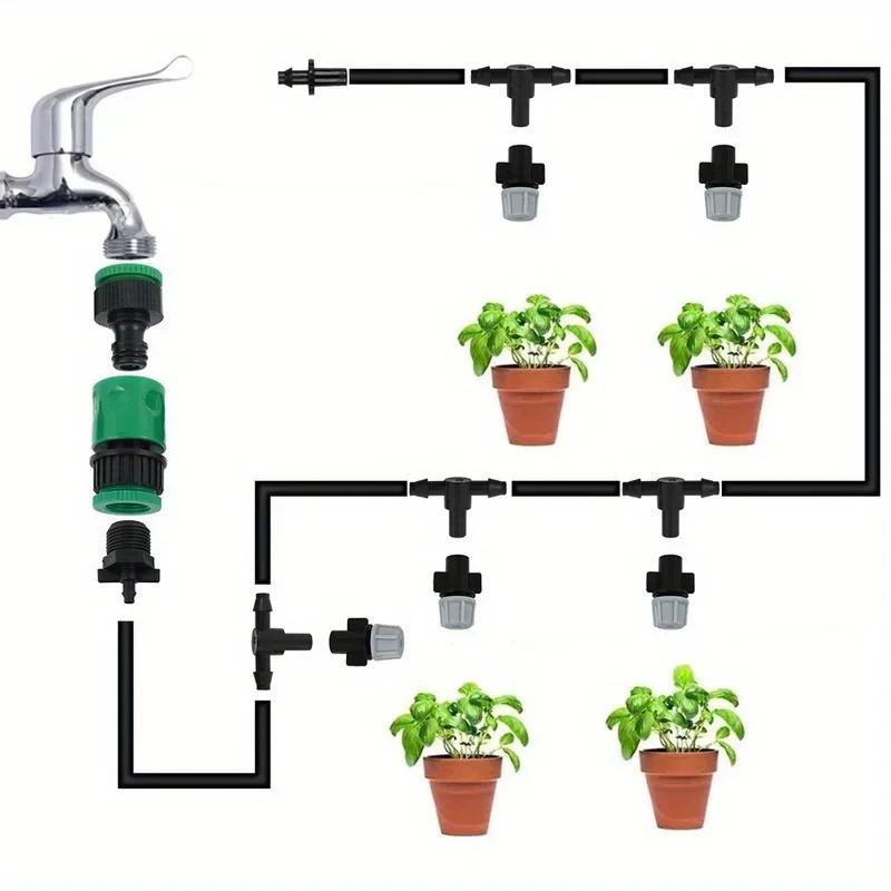 10m Drip Irrigation Cooling System Automatic Watering Pump Controller for Home Garden Courtyard Sprinkler Drip Irrigation Device