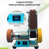 220V Mini Elektrische Bandschleifer DIY Polieren Schleifen Maschine Cutter Kanten Spitzer Multifunktionale Grinder 10PCS Gürtel