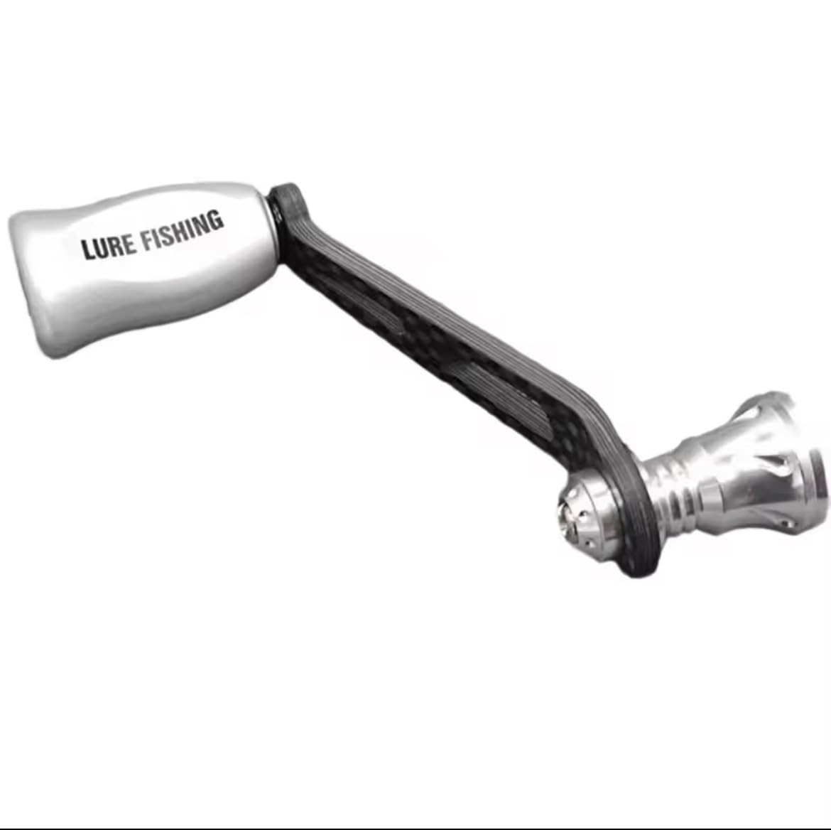 

Daiwa Spinning Reel Carbon Handle with Full Custom Replacement Part for and Regalis Screw-in Bearings, Caldia, Luvias, Regza, Freems, Gekkabijin,