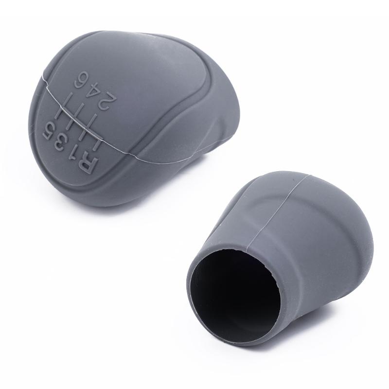 Car Manual Gear Shift Grip Cover Non-Slip Silicone Universal 6-speed Gear Shift Grip Protective Covers Car Interior Accessories