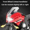 1:14 R1250RT R1250RT-P Miniaturmodell Spielzeugmotorräder Legierung Druckguss Sound Licht Stoßdämpfung Gummireifen Polizei Motorräder
