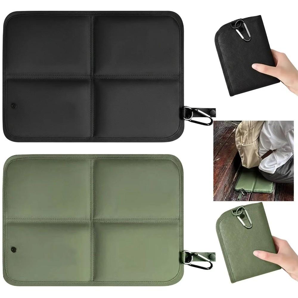 Portable Camping Seat Pad Oxford Cloth Foldable Seat Cushion Outdoor Sitting Pad  Outdoor