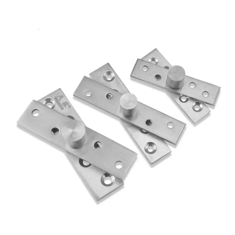 1 Pcsset Hidden Door Steel 360 Degree Rotating Hinge Invisible Furniture Hardware Up and Down Heaven and Earth Hinge