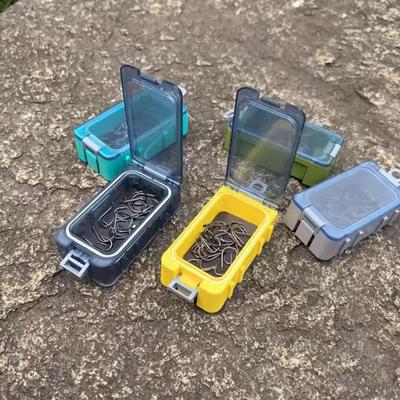 3PCS Small Fishing Tackle Box Organizer Glow-in-the-dark Fishing Tackle Box Tackle Tray With Magnet For Hard Bait Container Carp